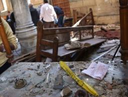 من التفجيرات "الإرهابية" التي استهدفت الكنائس في طنطا والإسكندرية بمصر