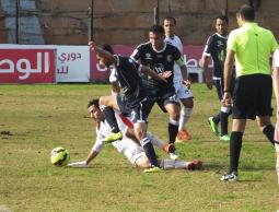 جانب من مباراة غزة الرياضي والهلال