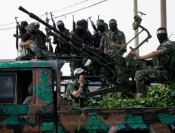 خلال عرض لكتائب القسام بغزة