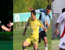 من اليمين: محمد بركات, ومحمد الهور, وطارق أبو غنيمة