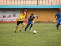 جانب من مباراة التفاح وشباب جباليا