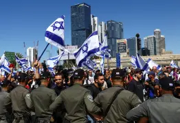 مظاهرات في (اسرائيل) ضد نتنياهو