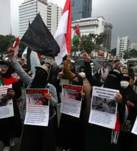 مظاهرات في إندونيسيا