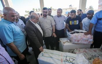 رئيس متابعة العمل الحكومي بغزة عصام الدعليس.. يتفقد مرافق العمل في معبري رفح وكرم أبو سالم