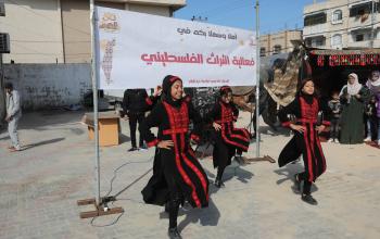 يوم التراث الفلسطيني في دير البلح وسط قطاع غزة