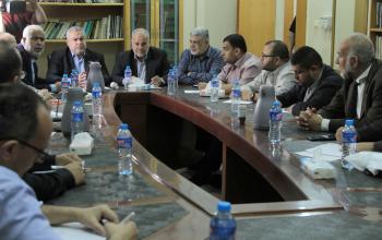 مؤتمر الفصائل الفلسطينية حول آخر المستجدات السياسية في غزة