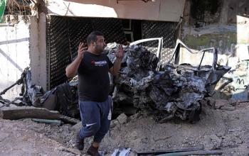 مشاهد الدمار في اليوم الثاني للعدوان على مخيم جنين