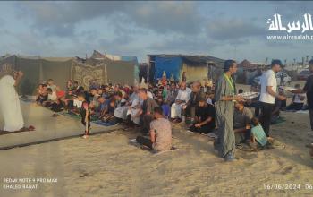 أداء صلاة عيد الأضحى في مدينة أصداء بخانيوس جنوب القطاع