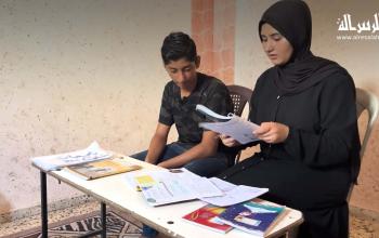 التوأم نهلة وأمير اللوح حُرموا من امتحانات الثانوية العامة بسبب الحرب على قطاع غزة