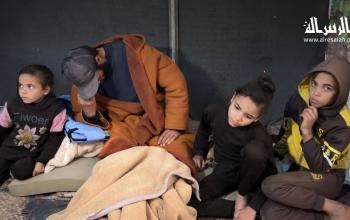 مأساة البرد: فقدان طفل رضيع في أحضان والده يحيى البطران