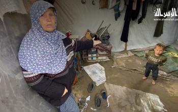 سيول الأمطار تُغرق خيام النازحين وتزيد من معاناة الناس في ظل حرب الإبادة على قطاع غزة