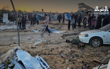 مجزرة جديدة يرتكبها الاحتلال في مواصي خانيونس وارتقى على إثرها 11 شهيدا