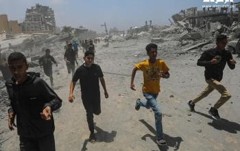 قصف صهيوني عشوائي تجاه المدنيين في غزة