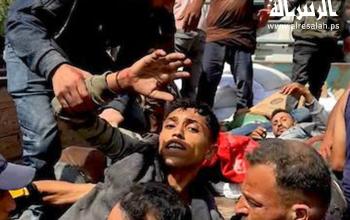 نقل عدد من الجرحى إلى مستشفى ناصر بخان يونس جنوب القطاع، جراء قصف إسرائيلي استهدف تجمع للمواطنين قرب نقطة توزيع مساعدات إنسانية