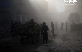 الاحتلال الاسرائيلي يقصف شقة سكنية غرب مدينة غزة