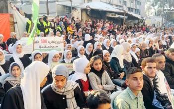 حفل تكريم حافظي القرآن الكريم بمخيم الشاطئ غرب غزة