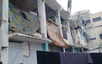 مدرسة الست سورة في مخيم الشاطئ مهددة بالانهيار وتعرّض الأسر النازحة للخطر