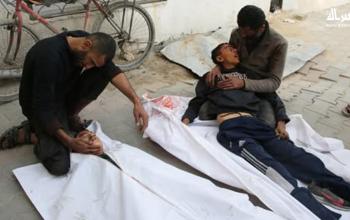 استشهاد طفلين بقصف مُسيّرة إسرائيلية قرب مستشفى كمال عدوان شمال غزة