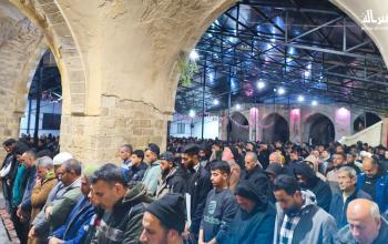 صلاة التراويح من داخل المسجد العمري الكبير مع الشيخ القارئ أبو علي السوسي