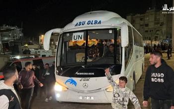استقبال دفعة جديدة من العائدين إلى قطاع غزة مساء أمس