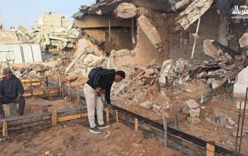 مشروع إنشاء غرفة النفايات الطبية في مجمع الشفاء الطبي