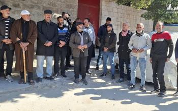 الاعتصام الأسبوعي لأهالي الأسرى أمام مقر اللجنة الدولية للصليب الأحمر في غزة