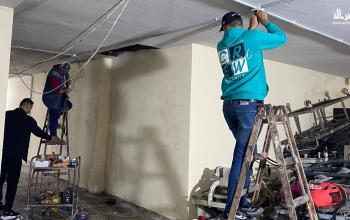 إعادة تأهيل وتجديد مخازن مبنى الجراحات التخصصي في مجمع الشفاء الطبي