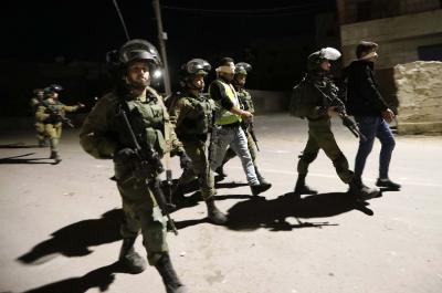 اعتقالات الاحتلال الاسرائيلي بالضفة المحتلة