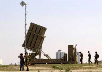 القبة الحديدية الصهيونية لاعتراض الصواريخ