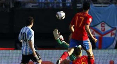 ميسي يفتتح مهرجان الأهداف