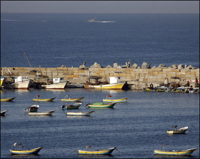 اصلاح مرفأ المينا بغزة