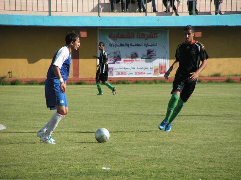 إحدى مباريات دوري غزة