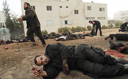 لقطات من أول لحظات الحرب