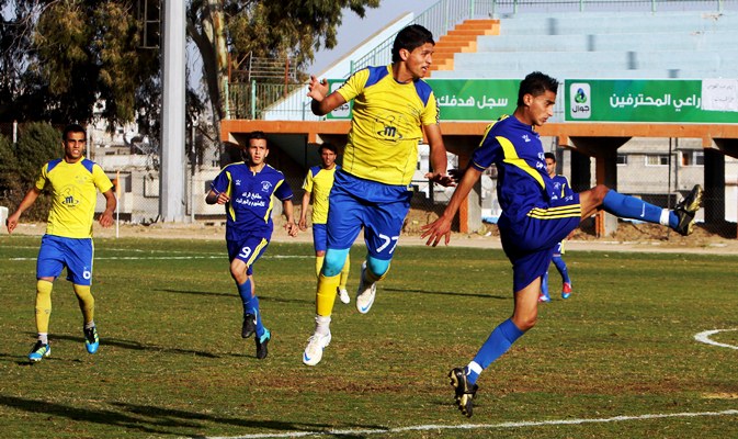 أحد لقاءات شباب جباليا في دوري الدرجة الأولى