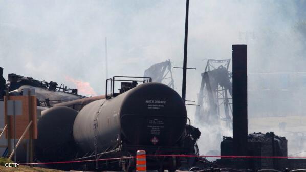 أرشيفية لحادث القطار في إقليم كيبيك