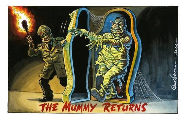 إحدى الصور الساخرة على قرار البراءة