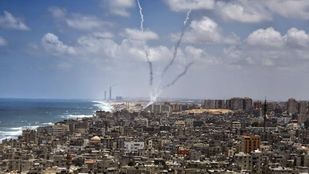 صواريخ من غزة (أرشيف)