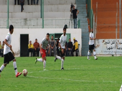 إحدى مباريات كأس القطاع الجارية