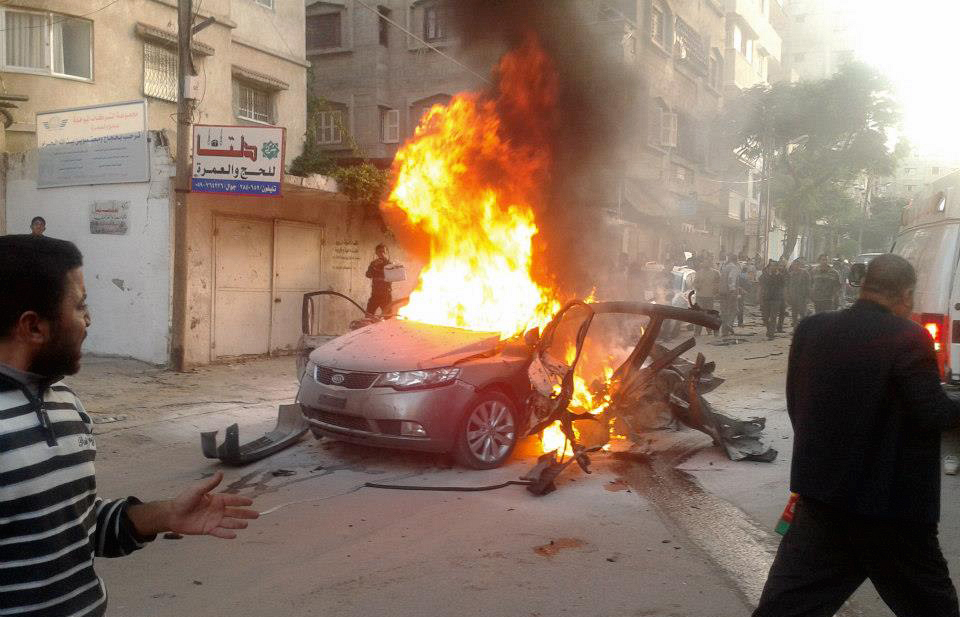 عملية اغتيال الجعبري بغزة (أرشيف)