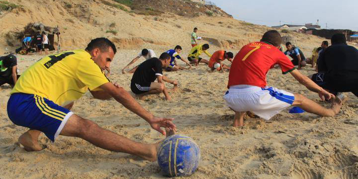 جانب من تدريبات خدمات النصيرات