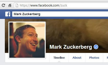 صفحة مارك زوكربيرج