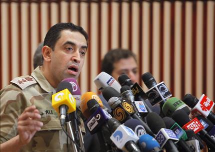 المتحدث العسكري باسم القوات المسلحة المصرية العقيد أركان حرب أحمد محمد