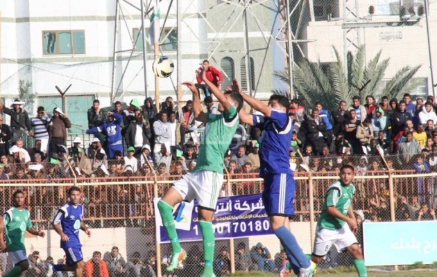 جانب من المباراة