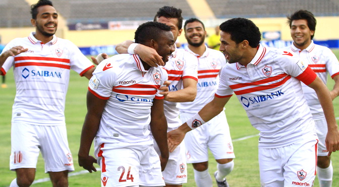 فرحة لاعبي الزمالك بالفوز