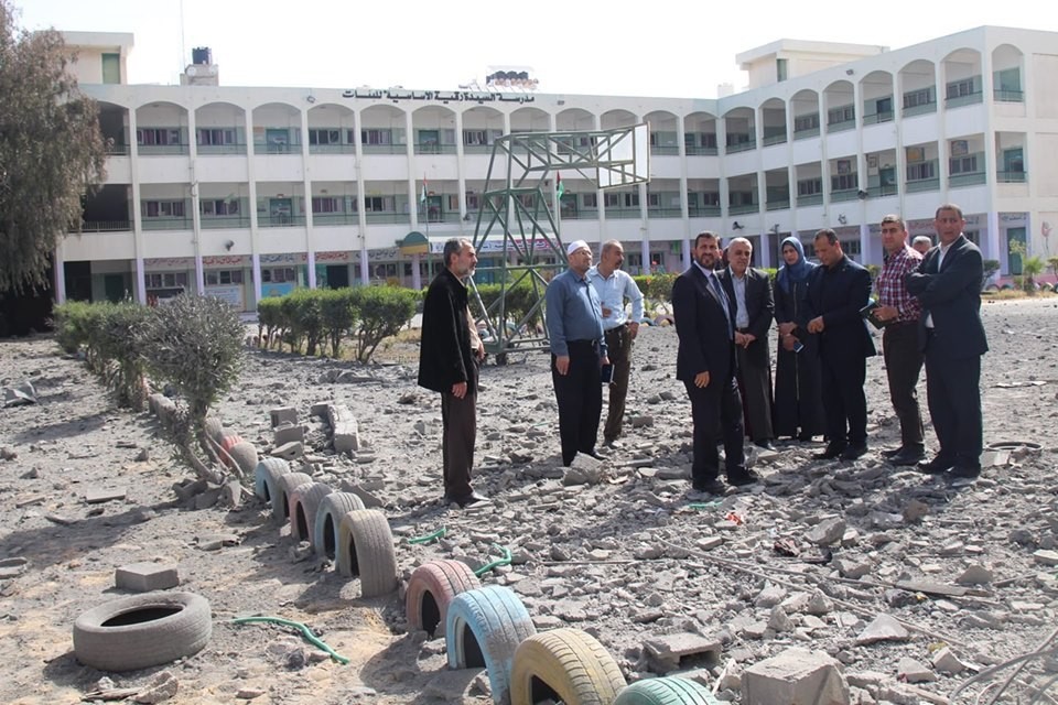 التعليم: تضرر 13 مدرسة نتيجة العدوان الإسرائيلي الأخير على قطاع غزة