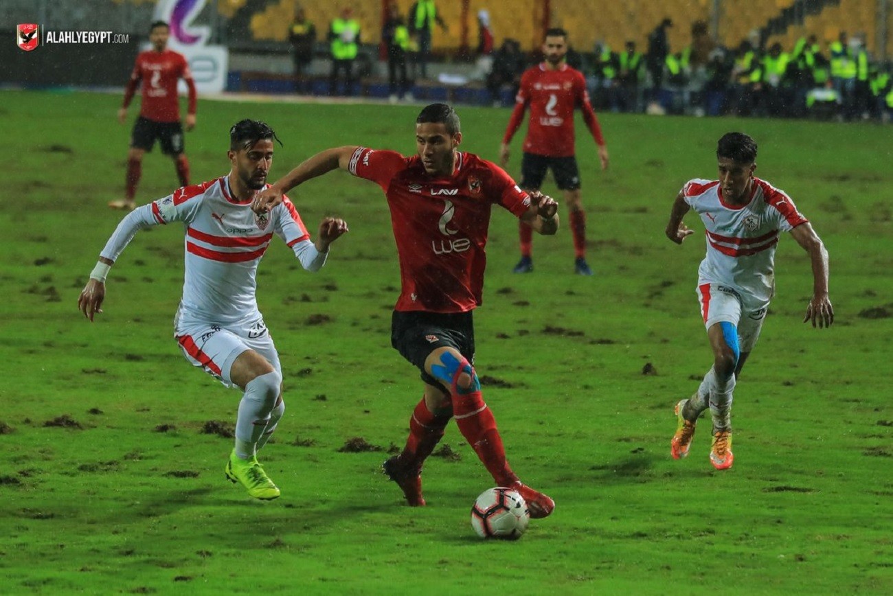 جانب من أحد مباريات الدوري المصري