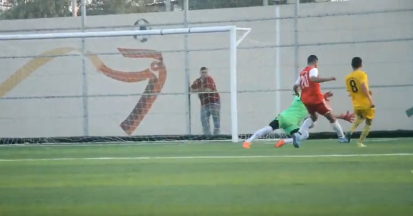 جانب من المباراة