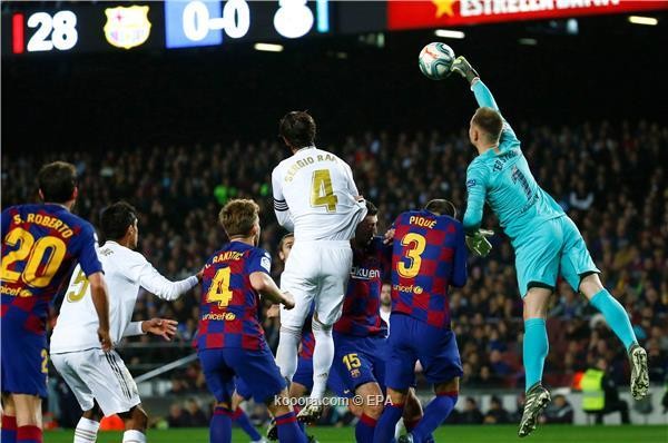 جانب من المباراة