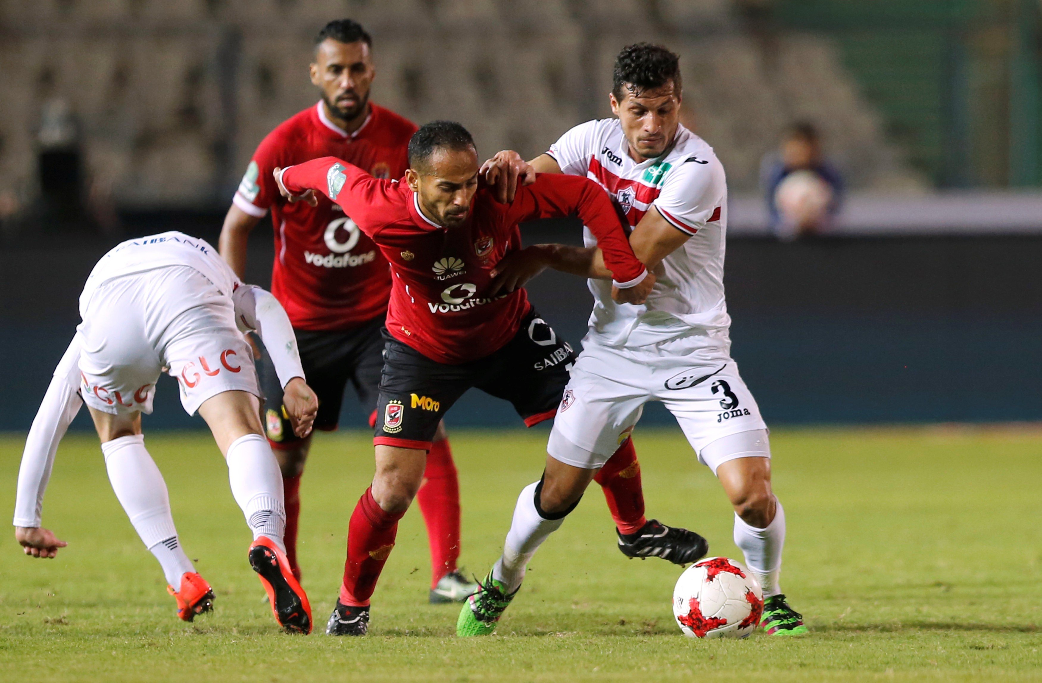 جانب من أحد مباريات الدوري المصري