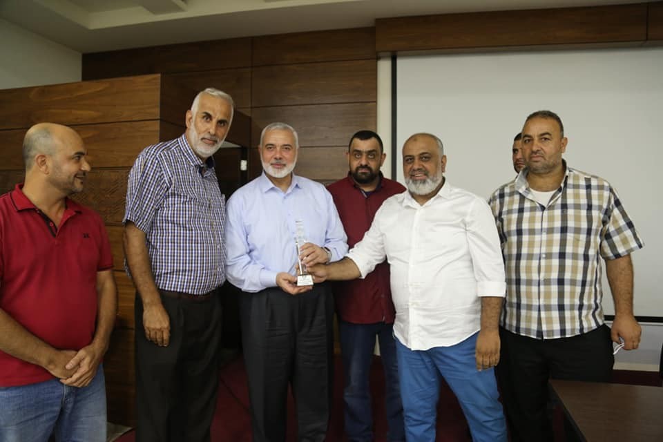 جانب من زيارة هنية